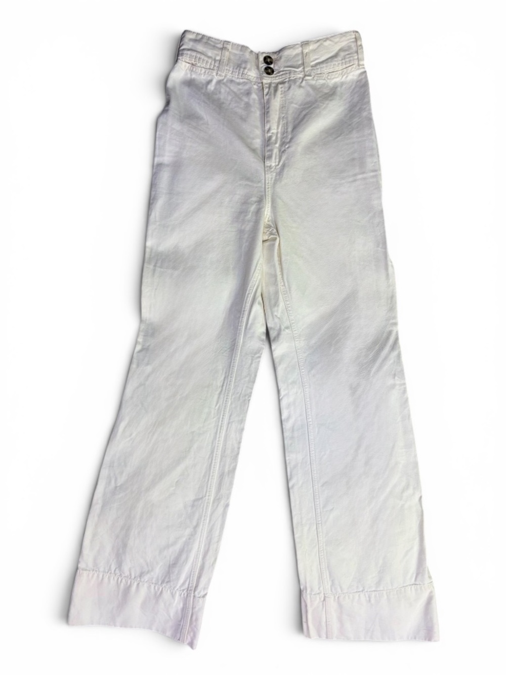 EUC [We The Free ✵ People] High Rise Crisp Cotton Wide Leg Pants | 27 · Small - Picture 7 of 14